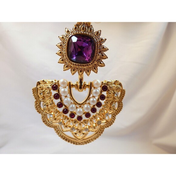 Elizabeth Taylor  SHAILL I JHAVERI AVON IMPERIAL ELEGANCE NECKLACE -Collectible - Picture 11 of 15